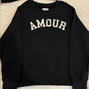Zadig & Voltaire Black Amour Pullover